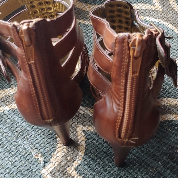 Aldo cage brown heel - Picture 3 of 3